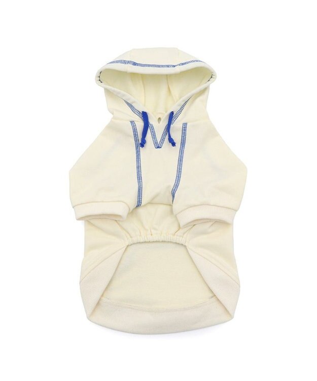 PET PARADISE Lee ステッチパーカー 《ホワイト》 小型犬 ホワイト