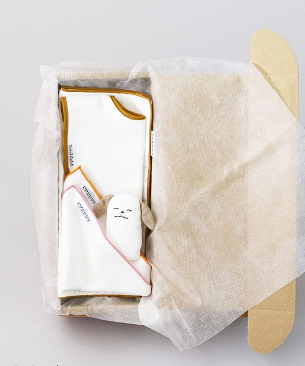 京和晒綿紗 【BABY】ベビープチギフト マスタードバイアス