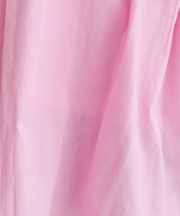 WEGO 着丈が選べる オーバーサイズ バンドカラー シャツ / ストライプ / 無地 ライトピンク