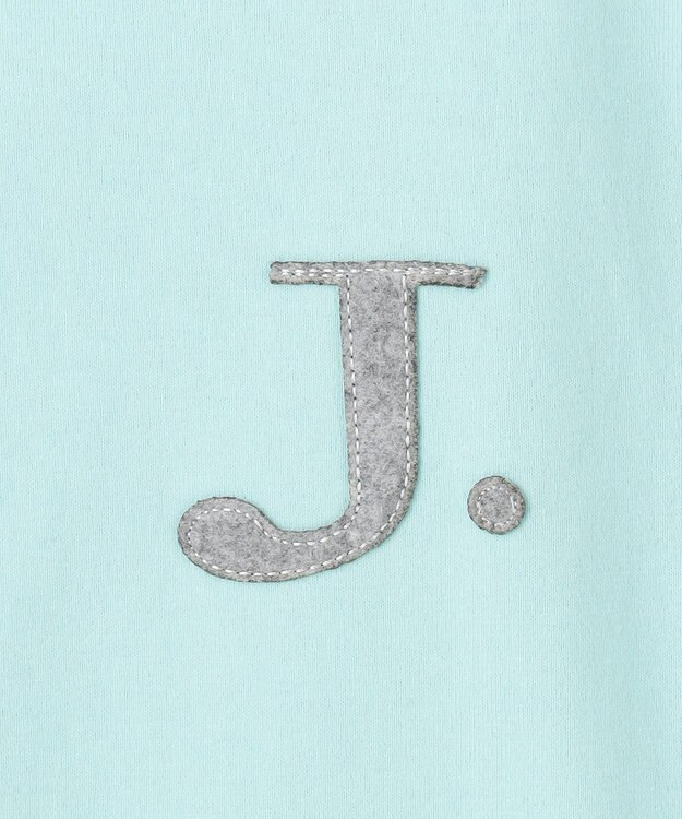 J.PRESS KIDS 【140-170cm】J.エンブロイダリーバックプリント Ｔシャツ サックスブルー系