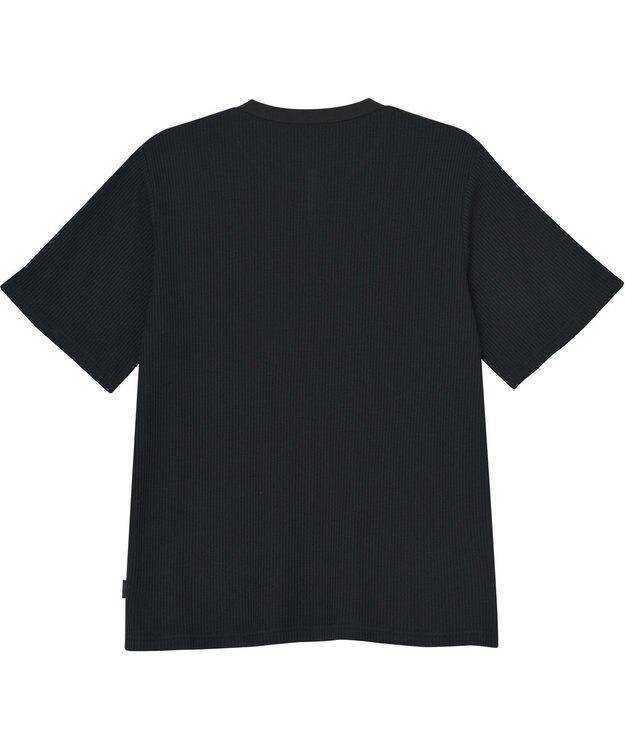 WACOAL MEN WEB限定　ルームウェア　半袖　ひざ上丈　綿混（本体）　前閉じ　/ブロス　GH3300 ブラック