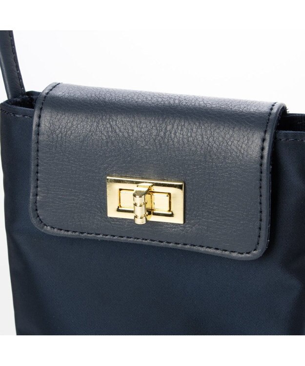 UNBILLION VERYコラボ ペルケ perche / 牛革フラップナイロンショルダーバッグ VERYコラボ ペルケ perche / 牛革フラップナイロンショルダーバッグ