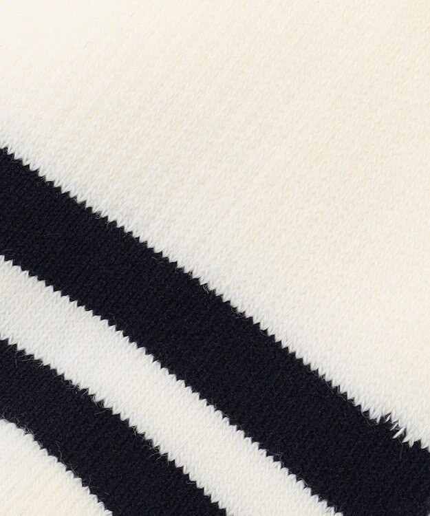 23区GOLF 【WOMEN】ロゴラインハーフソックス 15cm ホワイト系