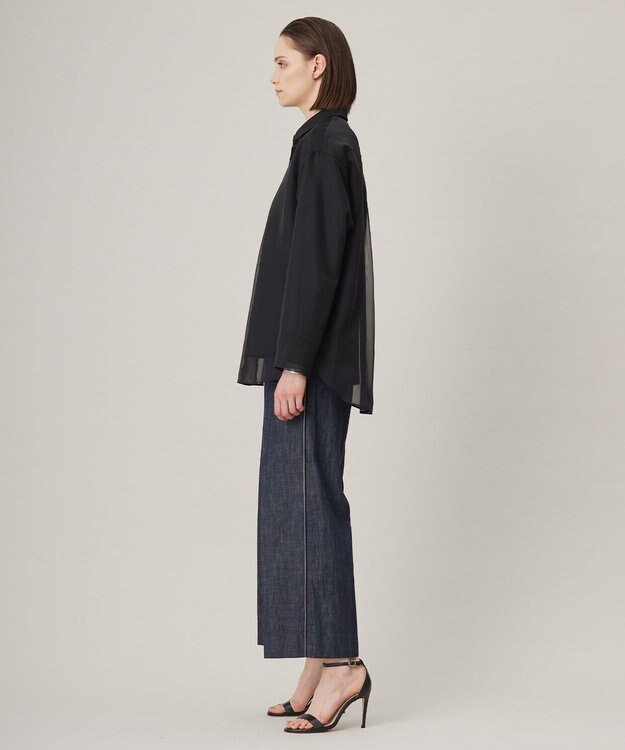 ICB 【洗える】オーガンコンビシャーティング ブラック系