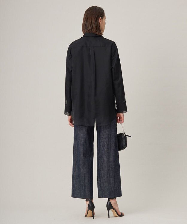 ICB 【洗える】オーガンコンビシャーティング ブラック系