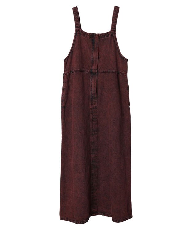 Green Parks ・ＳＵＧＡＲ　ＳＰＯＯＮ　カラーデニムジャンスカ Red