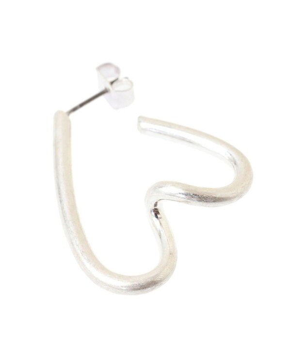 AMERICAN HOLIC ツイストハートピアス Silver