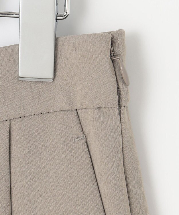 UNFILO 【接触冷感/吸水速乾】サマーセットアップ ワイドパンツ ダークブラウン系