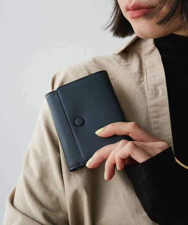 russet シンプルプラスミニウォレット(SO-442) D.Navy