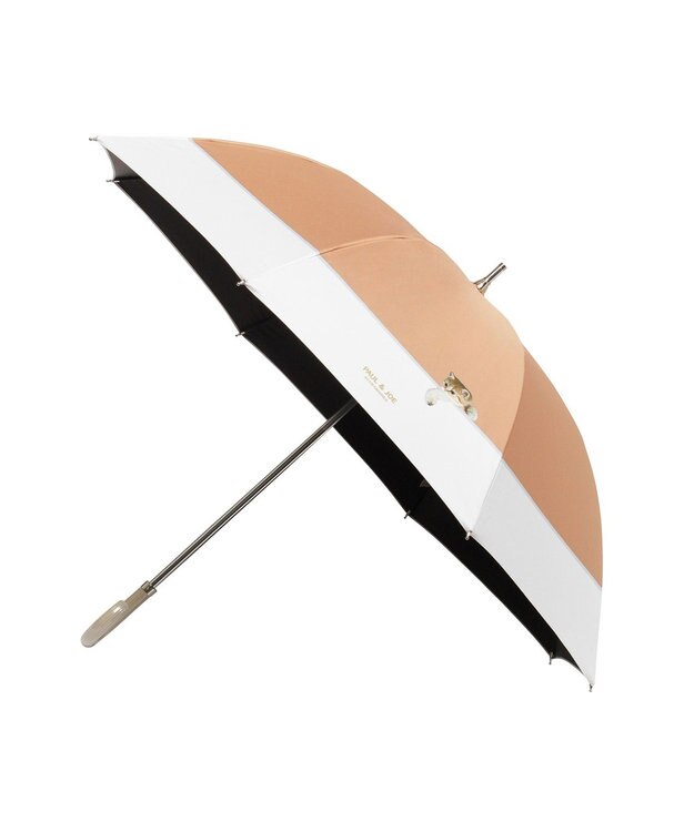 MOONBAT 【一級遮光/軽量】PAUL & JOE 晴雨兼用 日傘 長傘 スウィンギングヌネット ベージュ