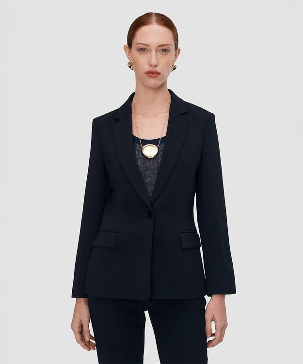 JOSEPH 【FOUNDATIONS】【 JAPAN LIMITED COLOR 】コンフォートキャディー シングルジャケット Navy