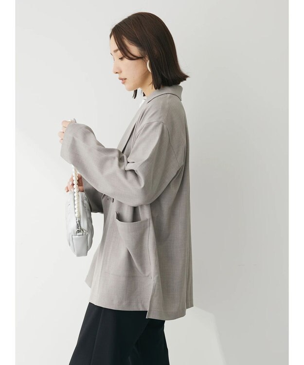 Green Parks イージーテーラードカラージャケット Gray