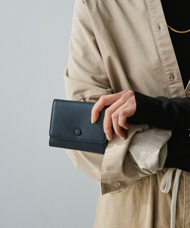 russet シンプルプラスミニウォレット(SO-442) D.Navy