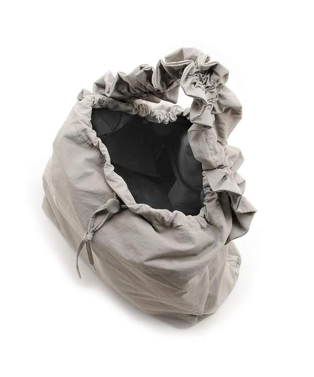 MioFIRANO DRAPE C001 ハンドバッグ 2WAY はっ水 LIGHT GRAY