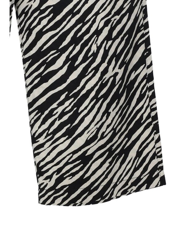 AMERICAN HOLIC ゼブラプリントリラックスパンツ Black