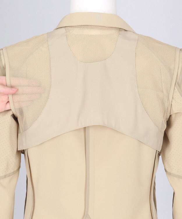 CW-X 【WOMEN】【CHUMS (チャムス)コラボ】 CW-X アウタートップス スーツとして使える ジャケット 長袖 はっ水性(本体) レディース LNY560 /ワコール ベージュ