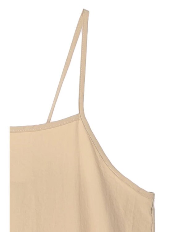 earth music&ecology ティアードキャミワンピース Beige