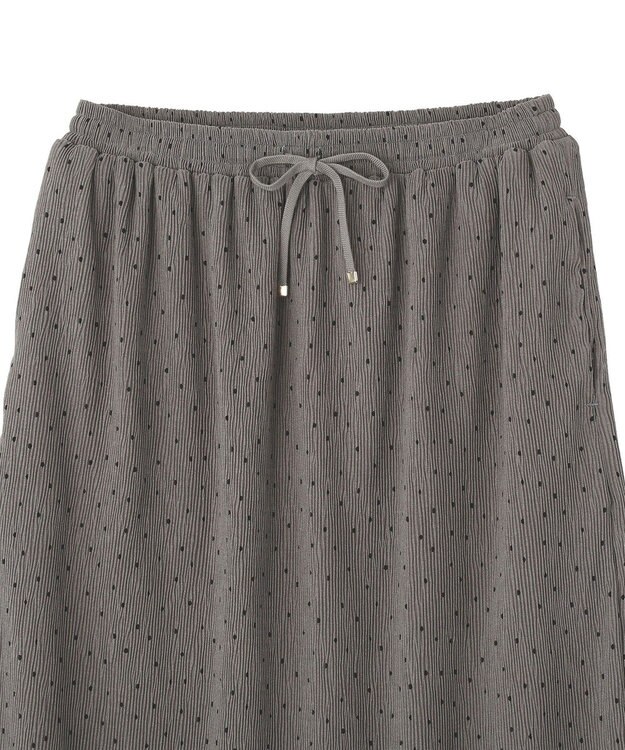 Green Parks 楊柳プリーツスカート Gray