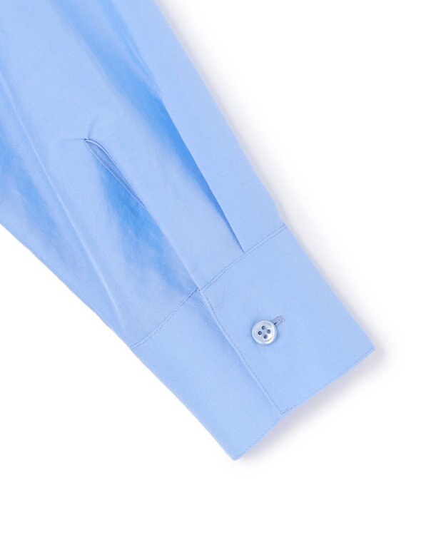 ICB 【2WAY】 セシェシルキーローン ラッフルブラウス サックス