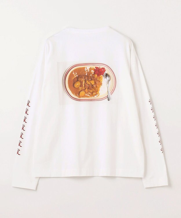 NAVE タブチ×NAVE プリント長袖Tシャツ ホワイト系