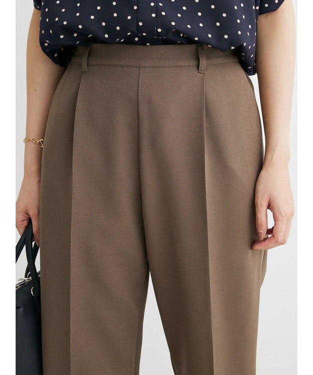 Green Parks きれいシルエットパンツ Khaki