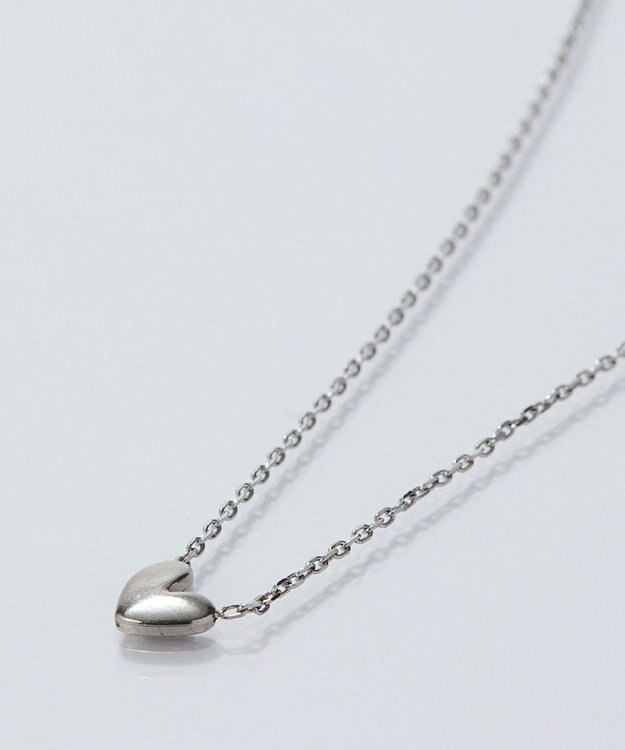 Phoebe <オンワード限定セット>【金属アレルギー対応】スリークハートネックレス×ワンタッチメタルコンビピアス/サージカルステンレス マルチ1