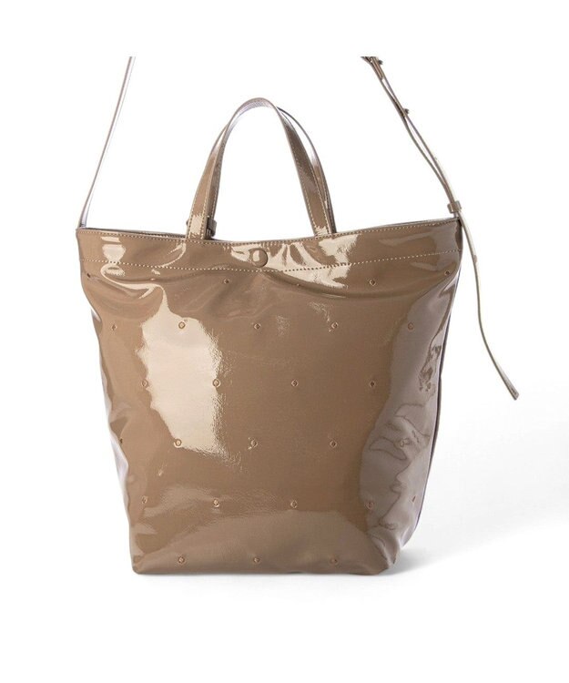 UNBILLION カシュカシュ cachecache / エナメル2wayトート オーク