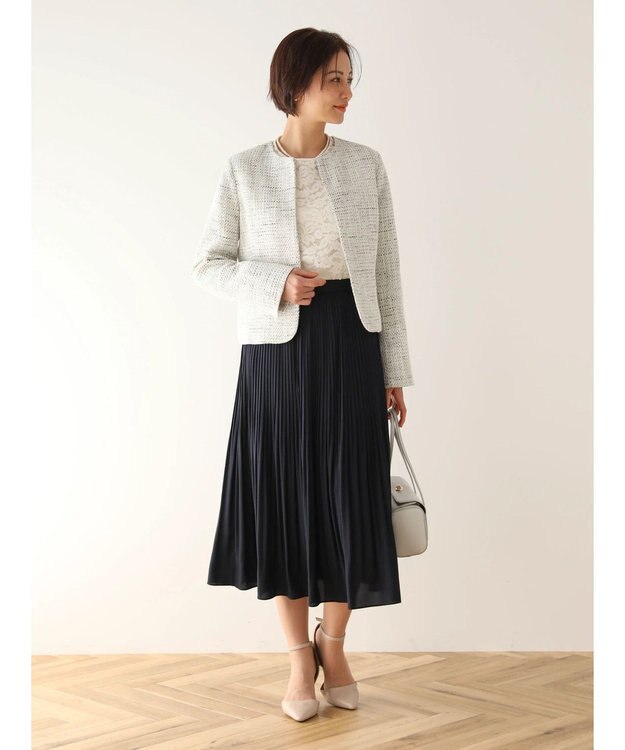 Green Parks ｅｆ－ｄｅ　プリーツスカート Dark Navy