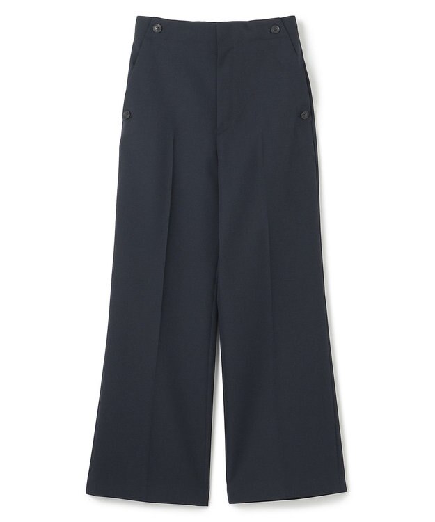 BEIGE， ROULE / ワイドストレートパンツ Navy