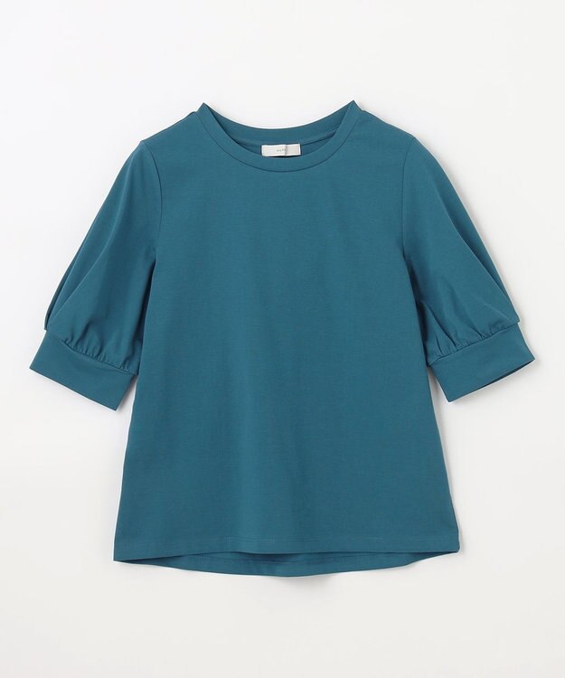 ANY 【洗濯機可】パフスリーブプルオーバー グリーン