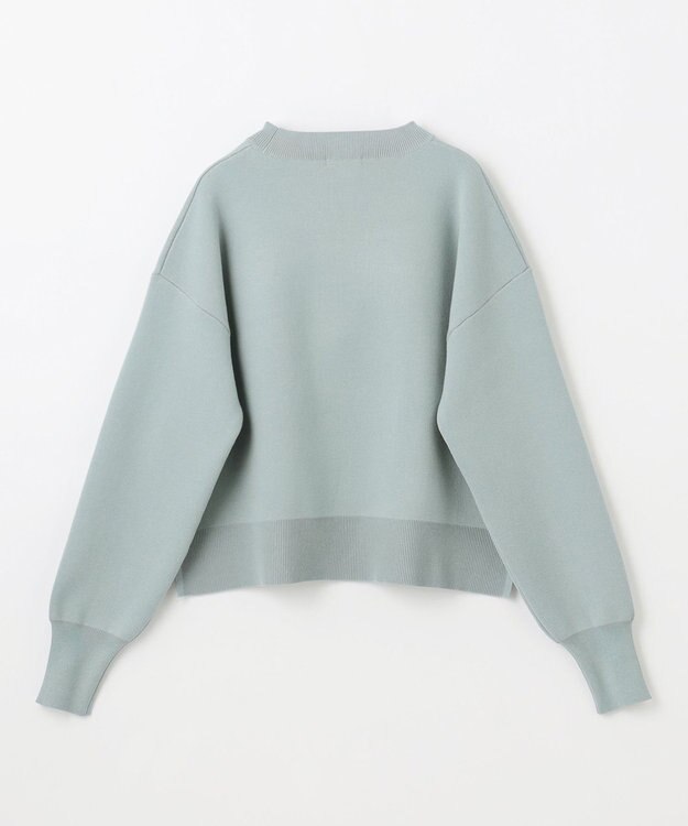 NAVE 【ReNAVE・洗える】スムースニット プルオーバー サックスブルー系