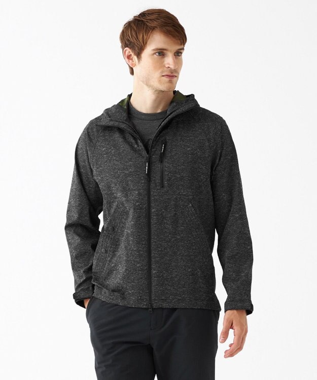 JOSEPH ABBOUD MOUNTAIN 【UNISEX】スラブジャガードバックカモ ブルゾン グレー系7