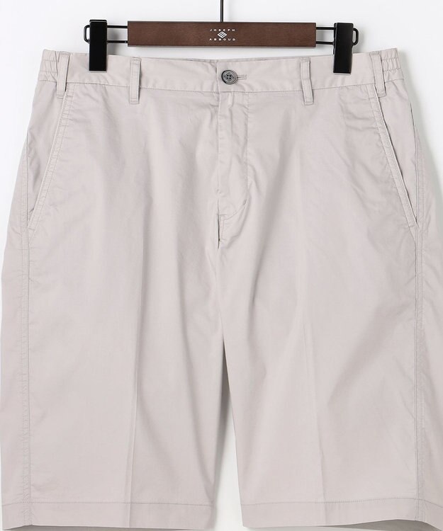 JOSEPH ABBOUD 【ウエストも伸びる!/JAPANファブリック】ヴィンテージコットンストレッチ ショート パンツ ライトグレー系
