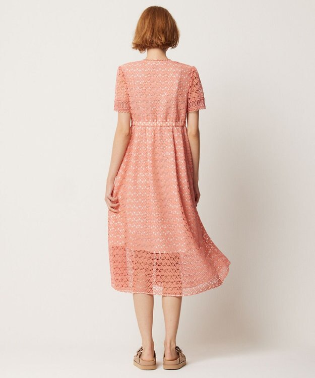 TOCCA 【ヨンア×大人百花×TOCCAコラボ・洗える】IN THE KALEIDOSCOPE ドレス コーラル系7