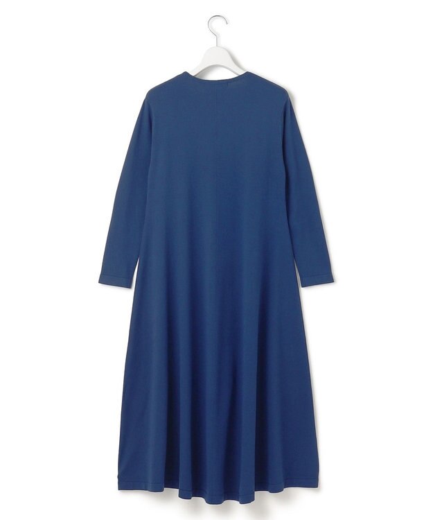 23区 S 【Sサイズ限定】ヴィスコースストレッチ フレアワンピース ダルブルー系