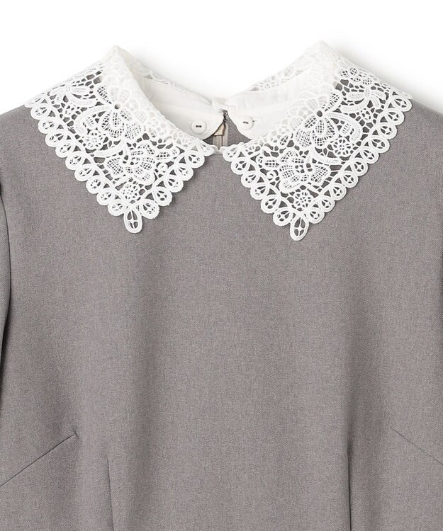 TOCCA 【八木アリサさん着用】【WEB限定カラーあり・消臭】SWEET TEA TIME LACE ドレス ライトグレー系