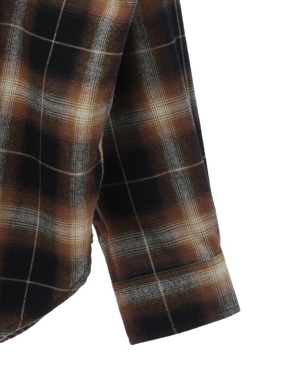 AMERICAN HOLIC バックタックチェックビエラシャツ Camel