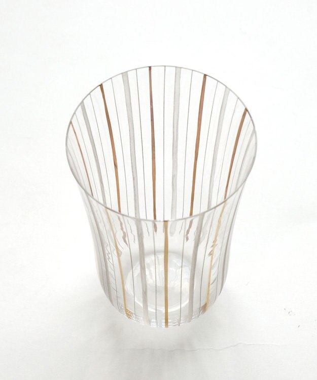 たち吉 【たち吉】水すだれペアグラス〈2客〉 ホワイト系その他