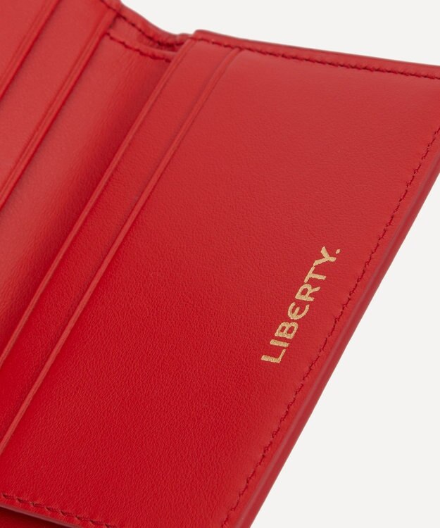 LIBERTY. アイフィス コンパクト ウォレット レッド