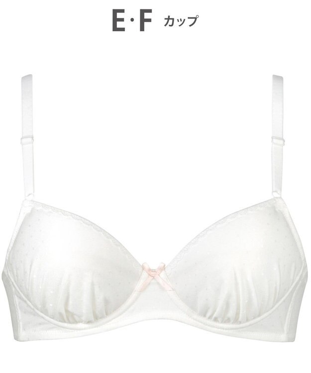 Wing ジュニア ブラジャー Wing Teen やさしくサポート オーガニックコットン混(身生地部) 【STEP3 まるみをおびてきた胸に】 RB2016 ウイング／ワコール アイボリー