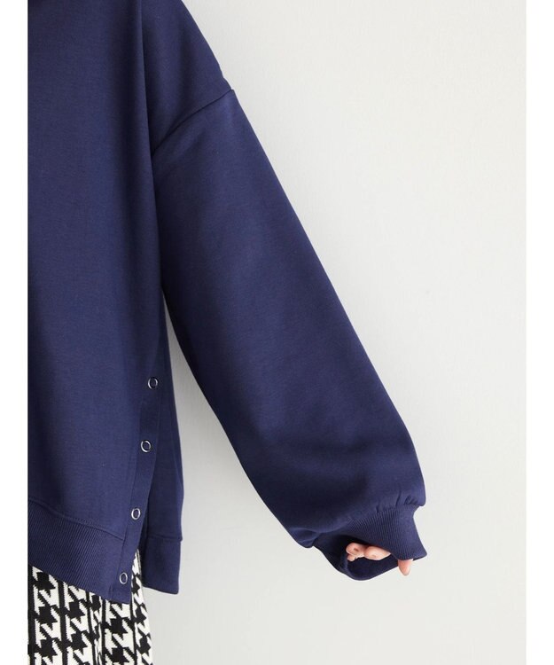 AMERICAN HOLIC カフタンサイドボタンポンチプルオーバー Blue