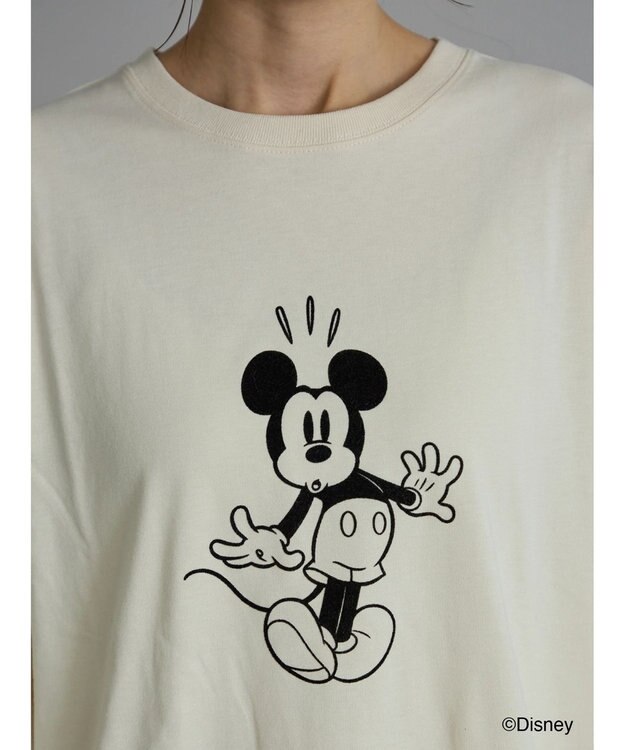 Te chichi 【Disney】ミッキー/フロッキープリントロンT ベージュ