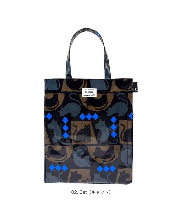 ROOTOTE 3610【ラミネート加工】EU.アーキャトル.ラミネート-U 02：キャット