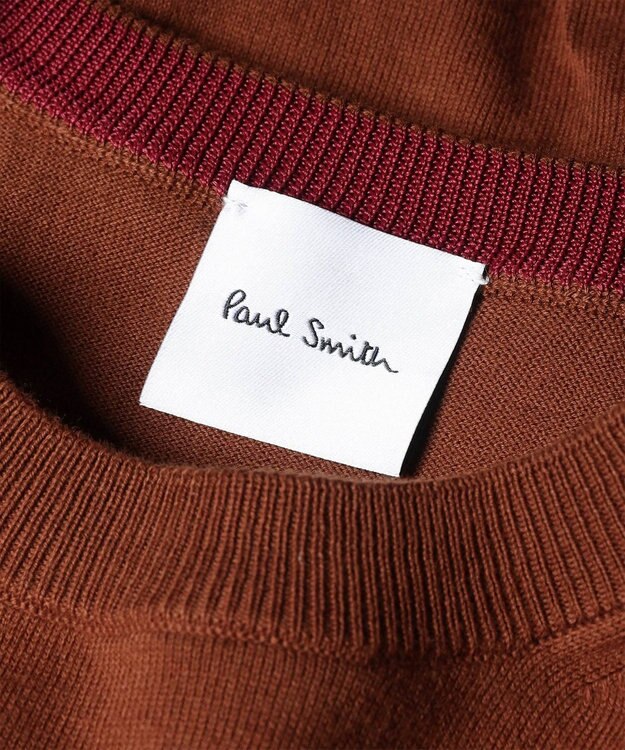 Paul Smith スリーブデザイン ノースリーブニット ブラウン