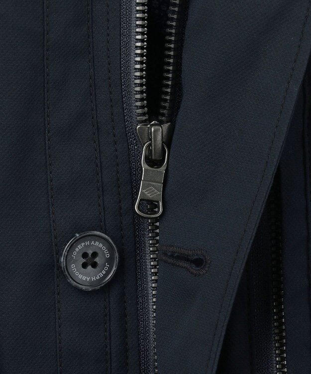 JOSEPH ABBOUD パワーストレッチワッシャー ブルゾン ネイビー系