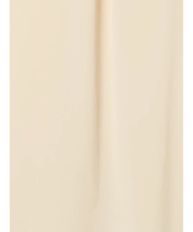 Te chichi パール釦配色タックブラウス ベージュ