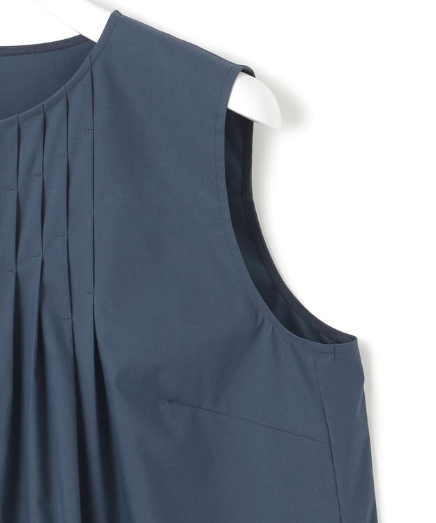 23区 【撥水性/接触冷感/洗える】ストレッチタイプライター オールインワン ダークグリーン系