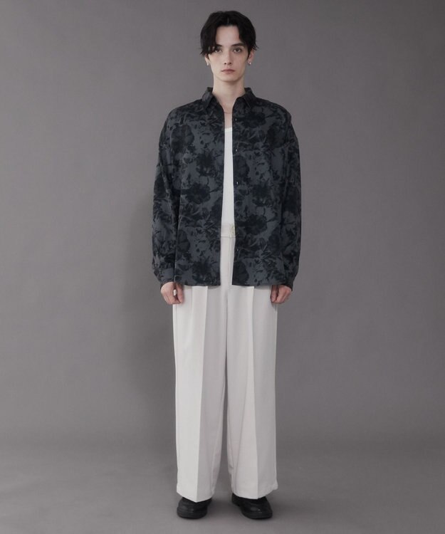 WEGO アムンゼンパターンBIGシャツ（LS） 柄2