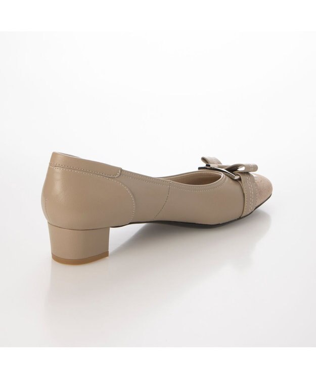 Riz raffinee <Riz raffinee>【3E】バックルリボンモチーフパンプス ベージュビー
