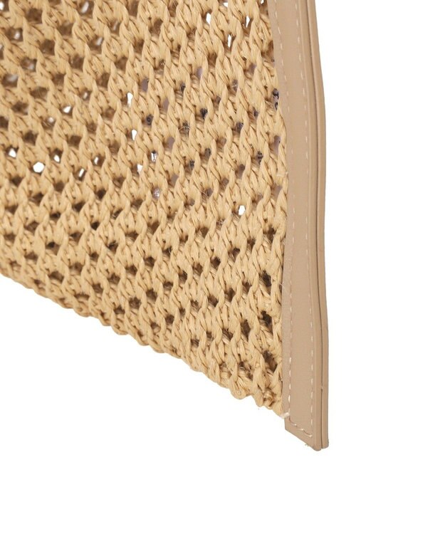 Green Parks 【２ＳＥＴ】ポーチチャーム付き雑材トートバッ Black